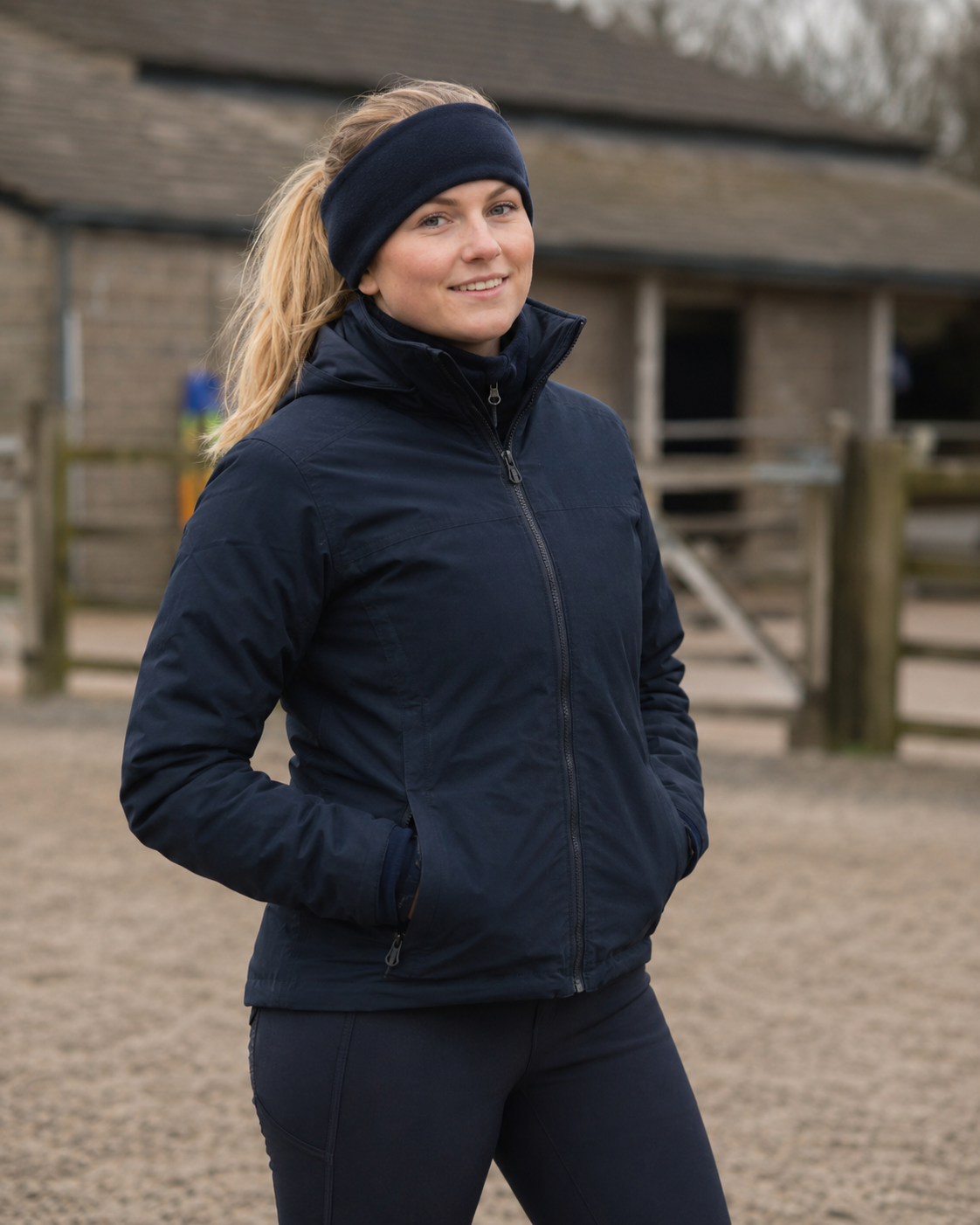 Professional portrait of Sophie Grant in yard clothing.